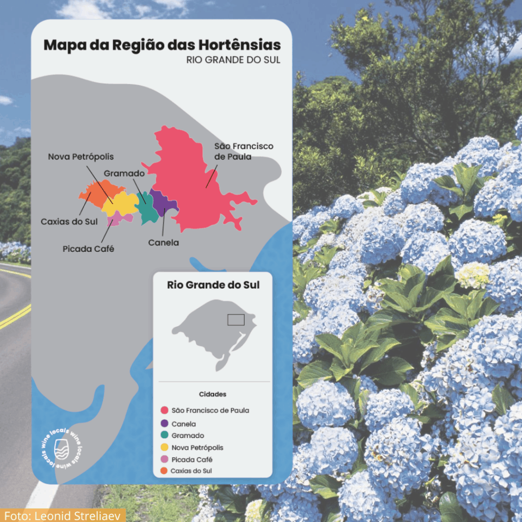 mapa da regiao das hortensias